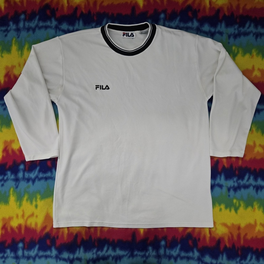 Vintage Fila Italy Long Sleeve Crewneck T-Shirt
